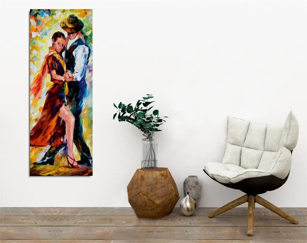 Tableau sur Toile Décoratif Mural Vertical Coloré 30x80 cm Wallity - 2
