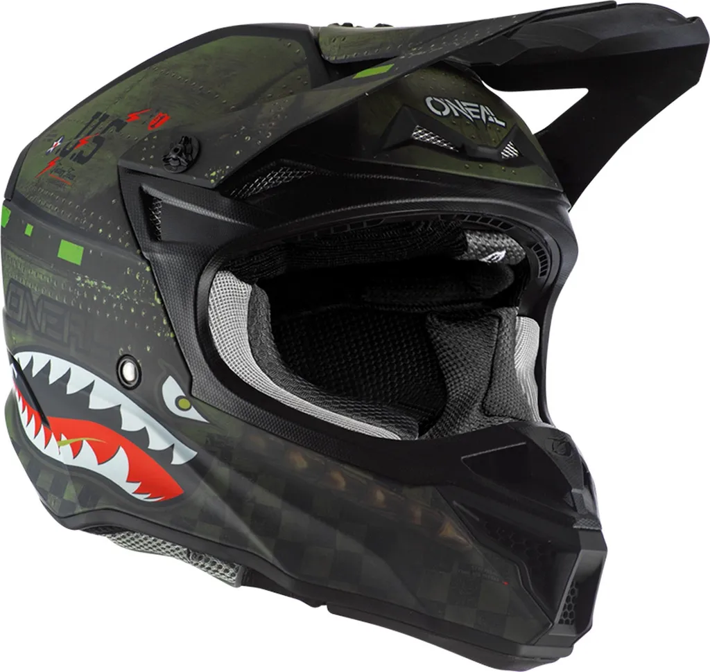 Casque de Moto Cross O'NEAL 5Srs Warhawk V.22 XL avec Protection ABS