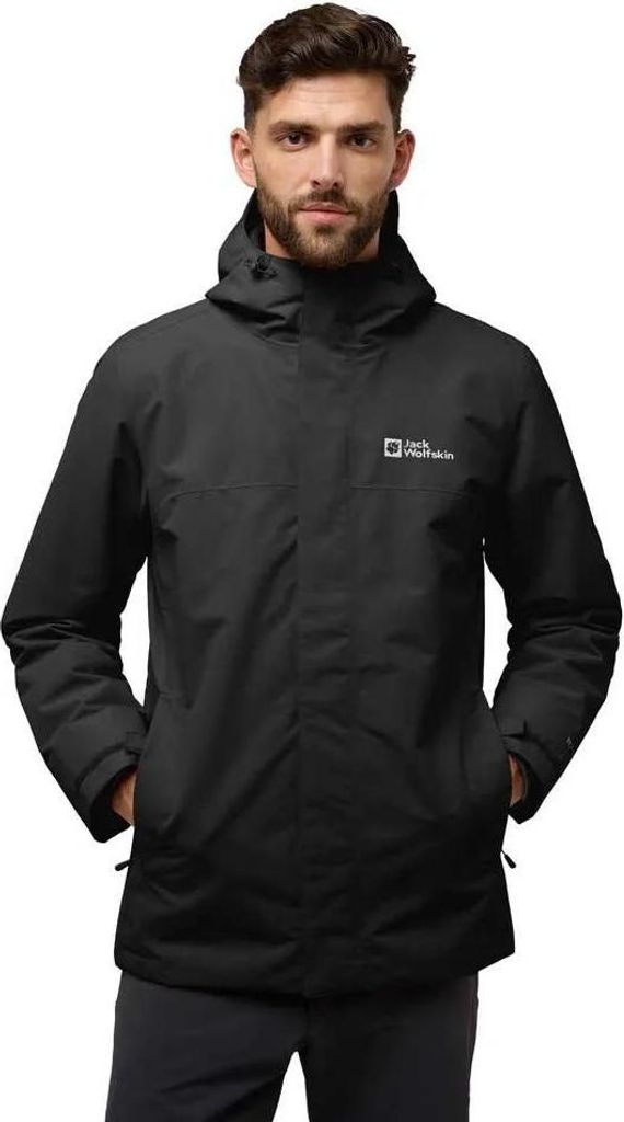 Jack Wolfskin ALTENBERG 3IN1 JKT M black XXL Produktbild 