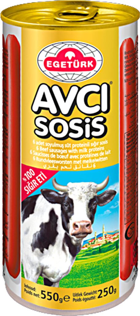 Egetürk Avci Rindswürstchen 550g Produktbild 