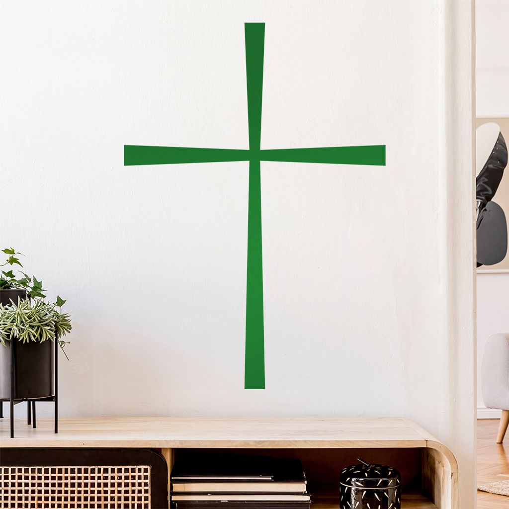 Byzantinisches Kreuz Wandtattoo Wandaufkleber Wall Sticker - Dekoration, Küche, Wohnzimmer, Schlafzimmer, Badezimmer