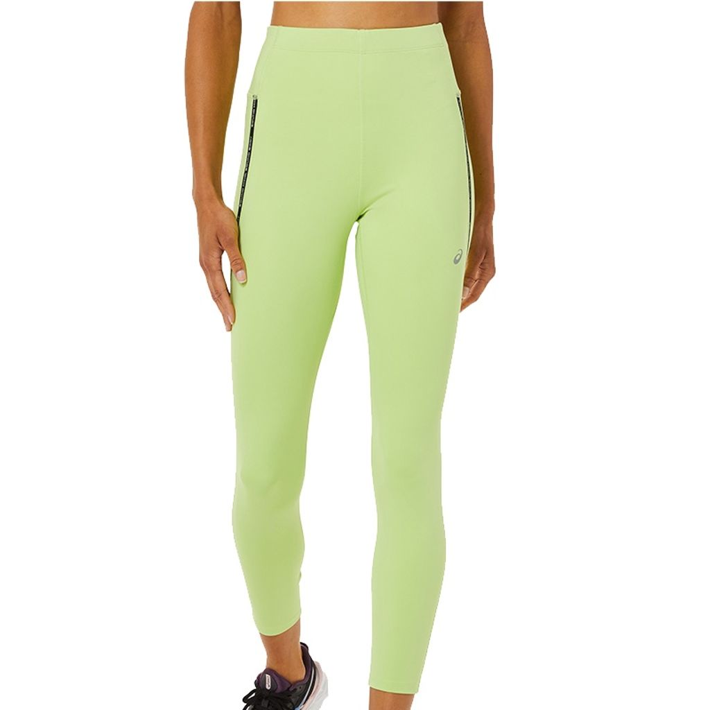 Asics RACE HIGH WAIST TIGHT Damen Leggins Grün M