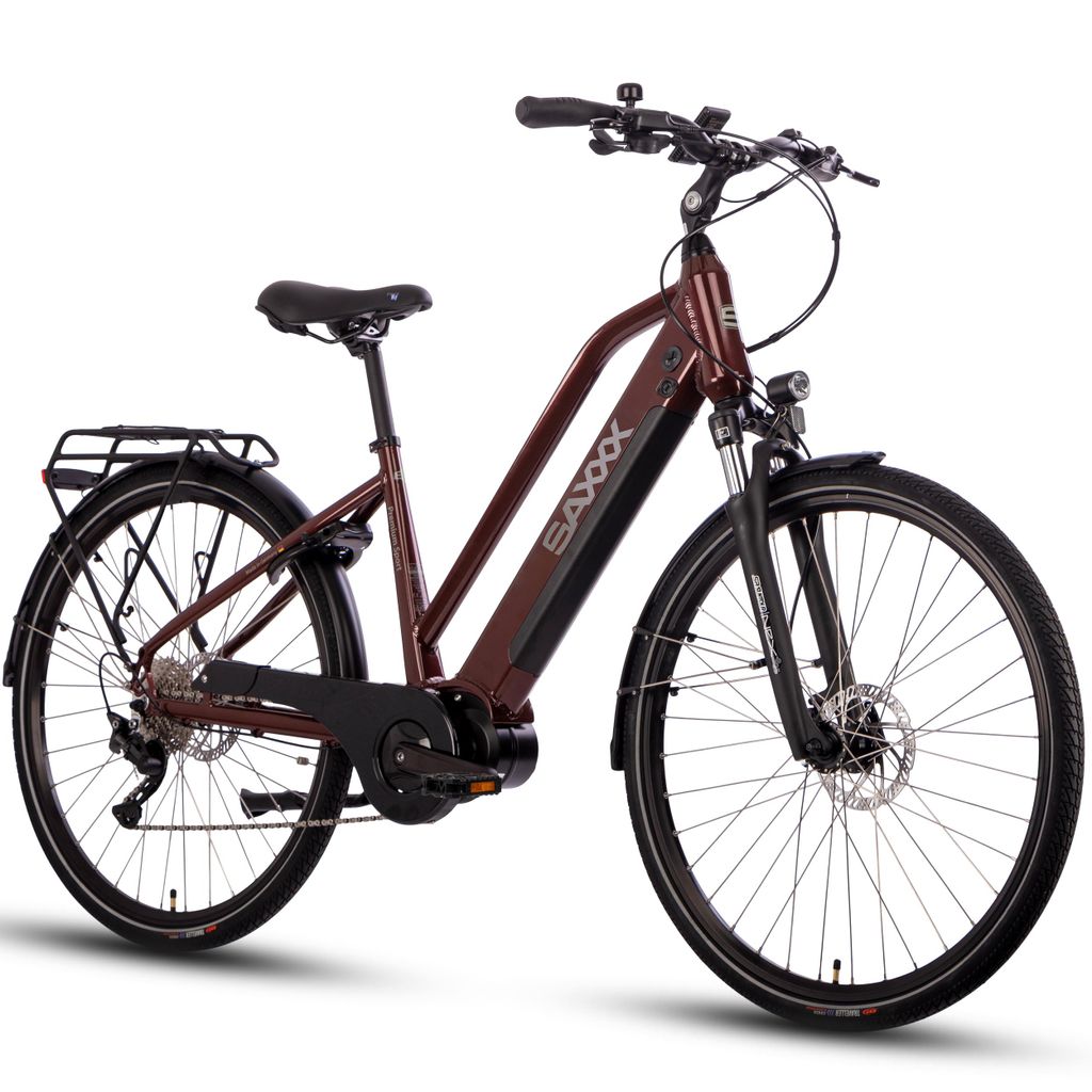 SAXXX 28 Zoll Trekking E-Bike, 250W Mittelmotor mit 90Nm, Produktbild 