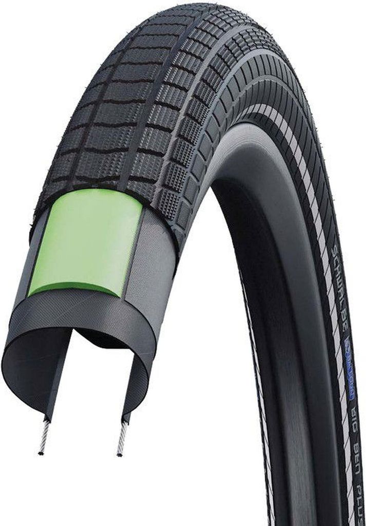 Schwalbe City-Fahrradreifen Big Ben Plus HS 439, 28x2.15"55-622 - 2erSet