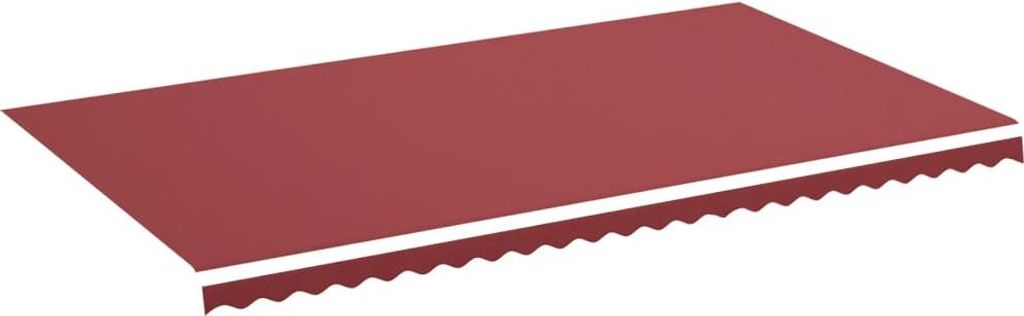 vidaXL Markisenbespannung Burgunderrot 6x3,5 m