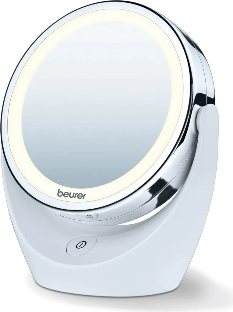 Miroir Beurer BS 49 avec éclairage LED et grossissement x5 pour visage