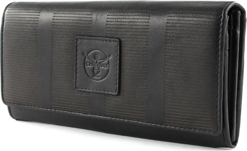 CHIEMSEE portafoglio Haiti Wallet with Flap Black nero