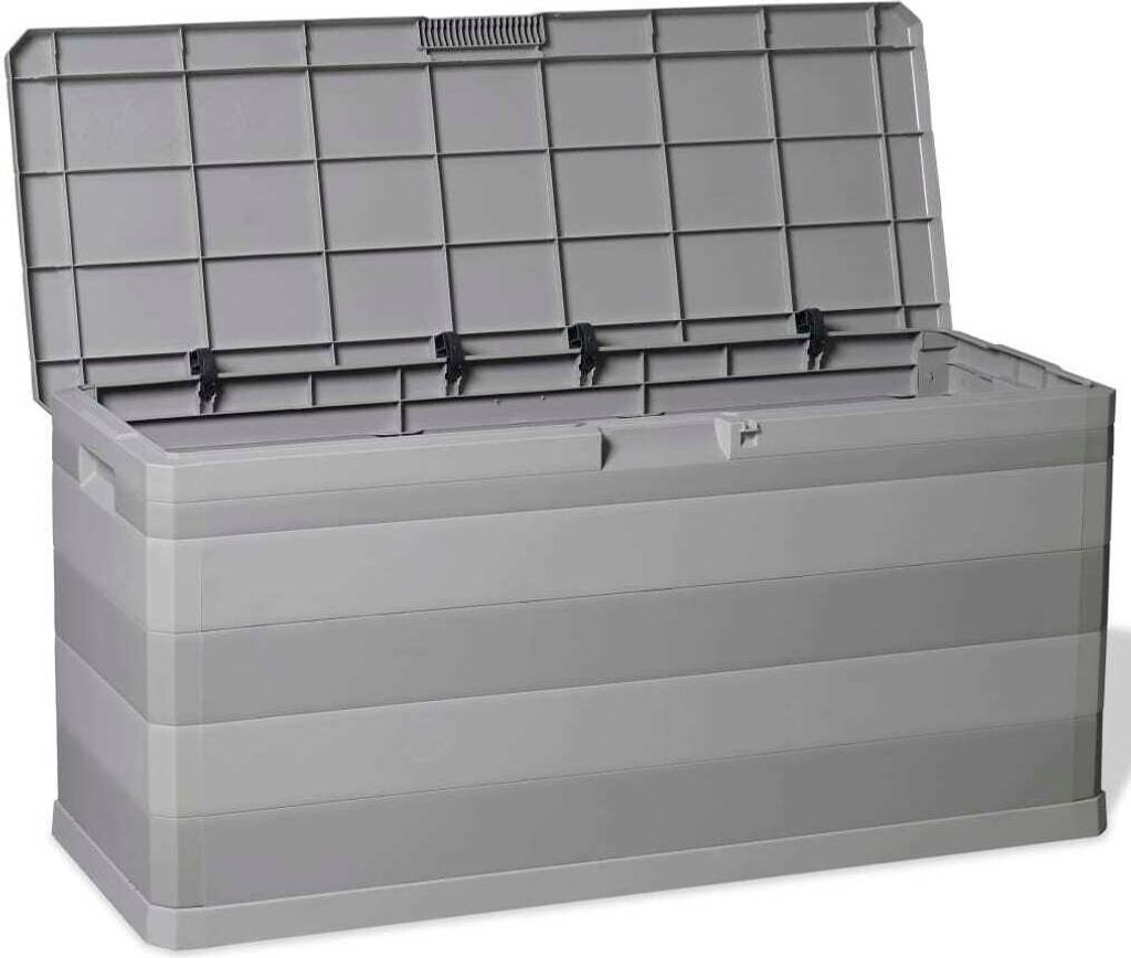 "im Sonderangebot"Garten-Aufbewahrungsbox/Gartenbox - CLORIS - Gartenmöbel - Grau 117×45×56 cm DEMöbel 6437731