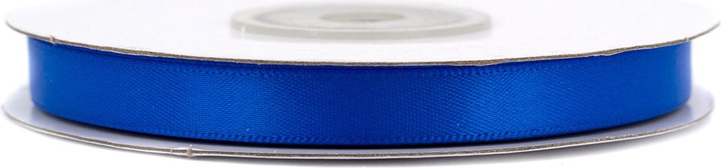 Doppelseitiges Satinband 6mm x 20m Rolle Blau