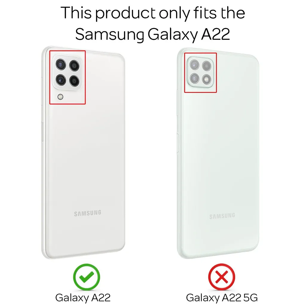 NALIA Cover Samsung Galaxy A22 Trasparente Silicone Soft Touch Originale - 4
