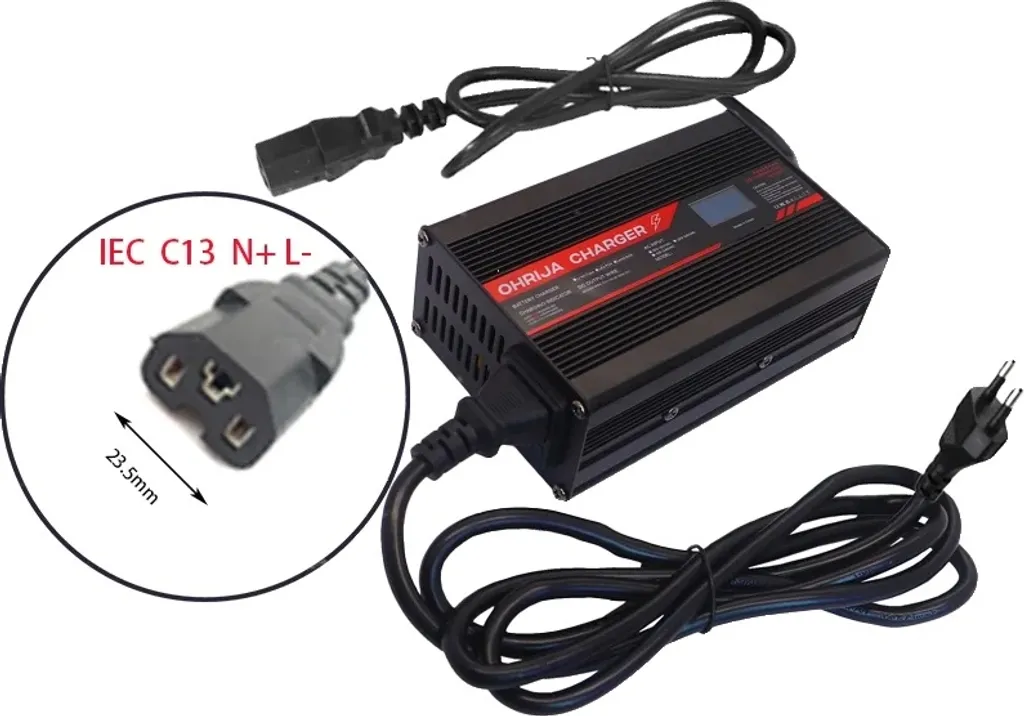 Chargeur de remplacement 48V 10A pour batterie lithium VAE et moto