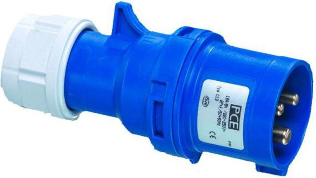 Spina portatile 32A 3P IP44 250V PCE Immagine del prodotto 