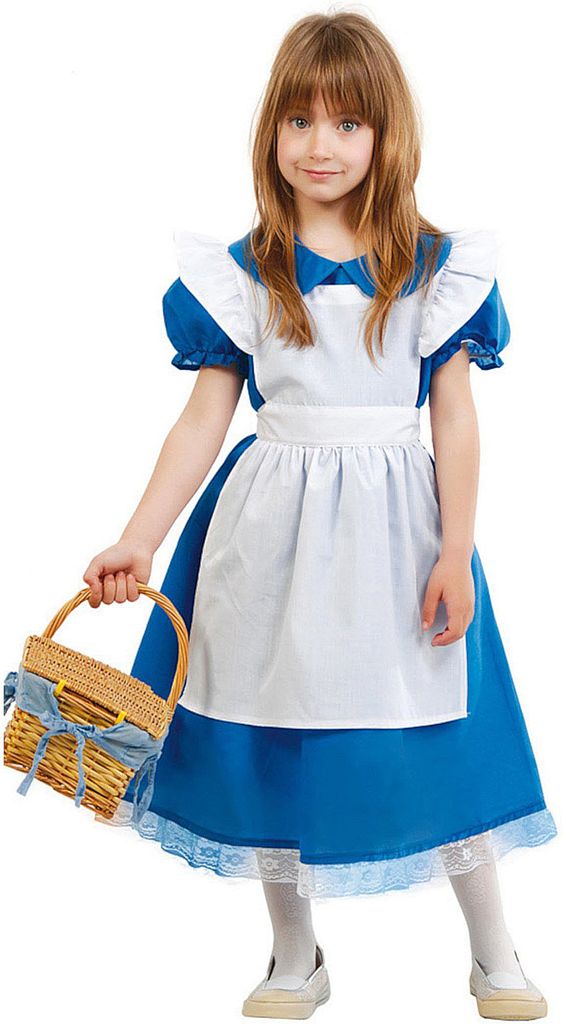 abito blu da favola - costume per ragazze taglia 110 - 146, Immagine del prodotto 