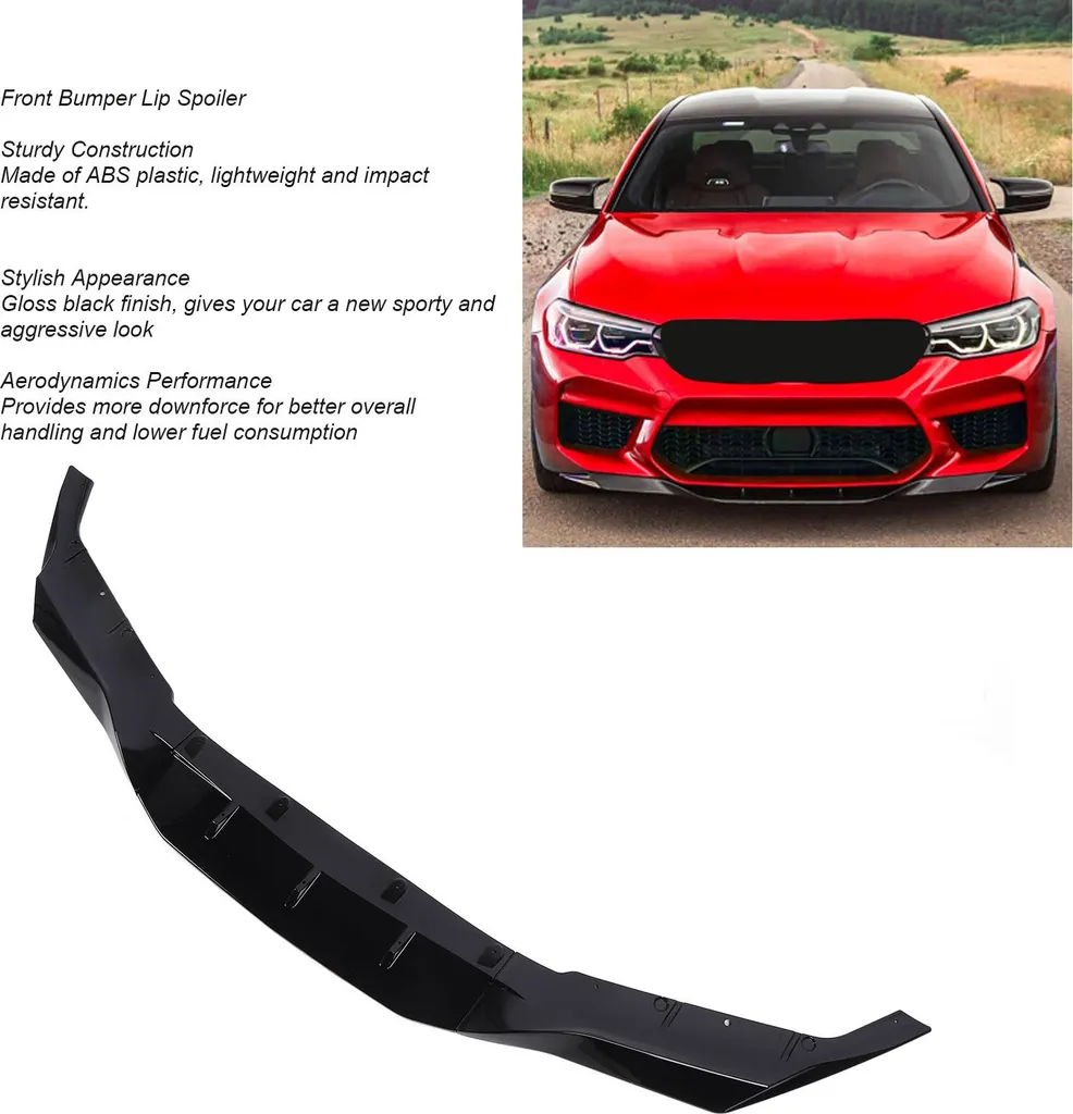 Spoiler et Diffuseur Noir Brillant pour BMW F90 M5 Berline 2018-20