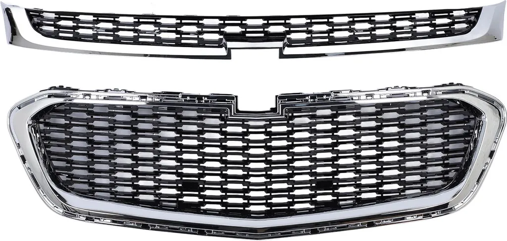 Grille Centrale Avant 22995184 Chromée Supérieure Inférieure pour Malibu - 4