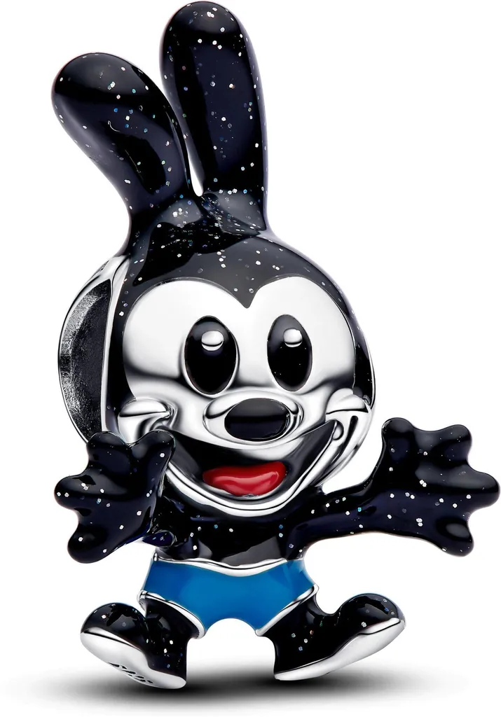 Pendentif Charm Pandora Disney Oswald en Argent pour Bracelet Moments
