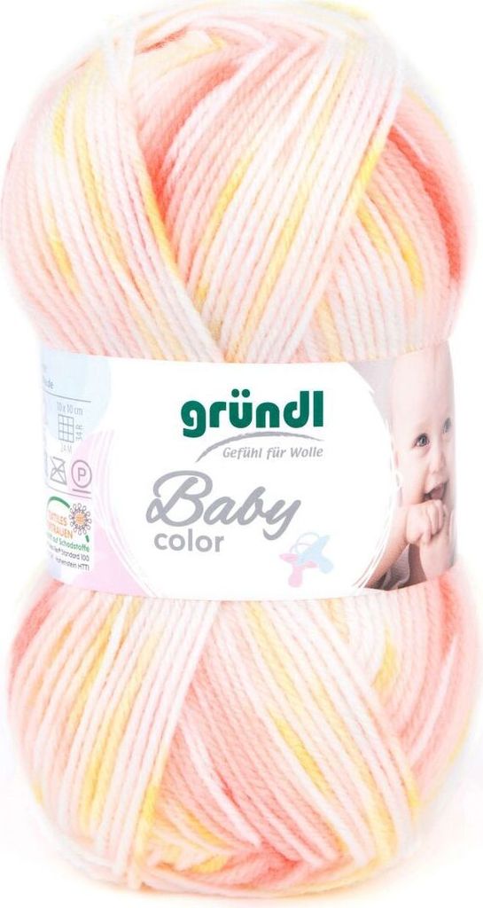 Gründl Wolle Baby color 50 g coralle multicolor