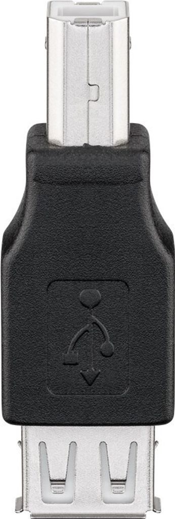 goobay USB 2.0 Hi-Speed Adapter A Stecker auf B Buchse Produktbild 