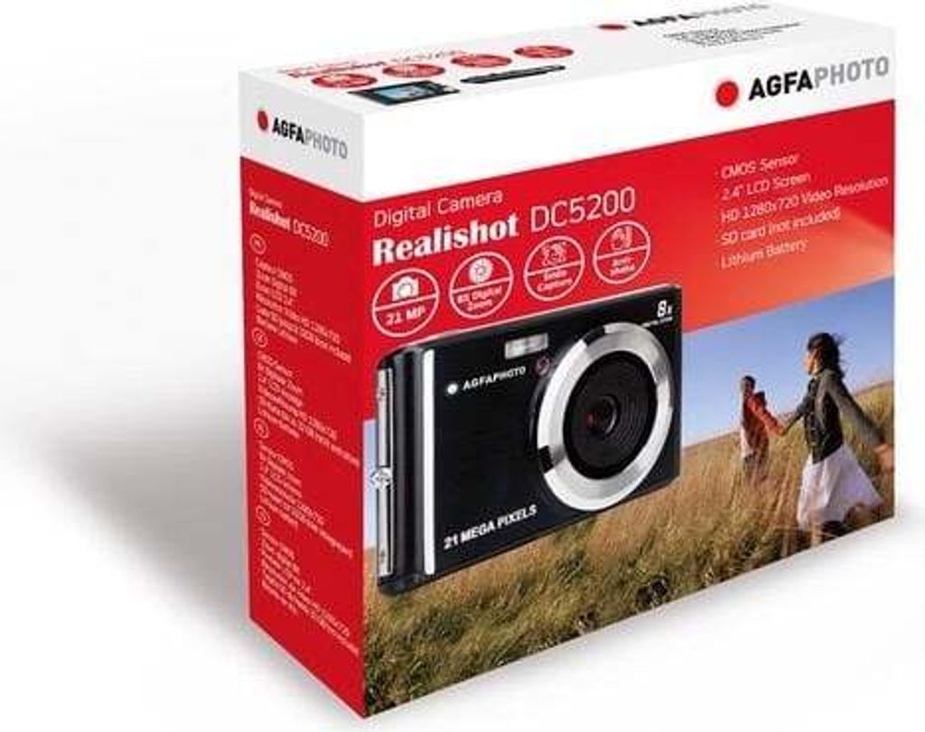 AgfaPhoto Compact Cam DC5200 schwarz Zdjęcie produktu 21
