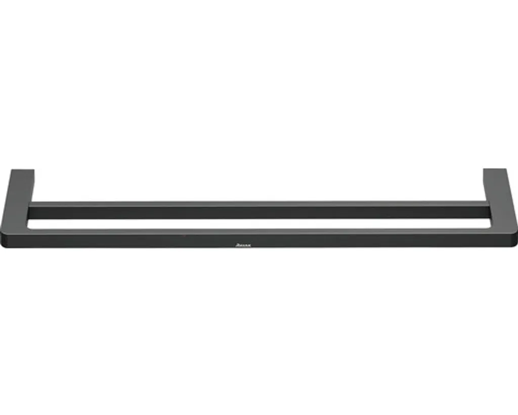 Ravak 10° TD 320.20 Portasciugamani Doppio Nero Opaco - Stile Minimal