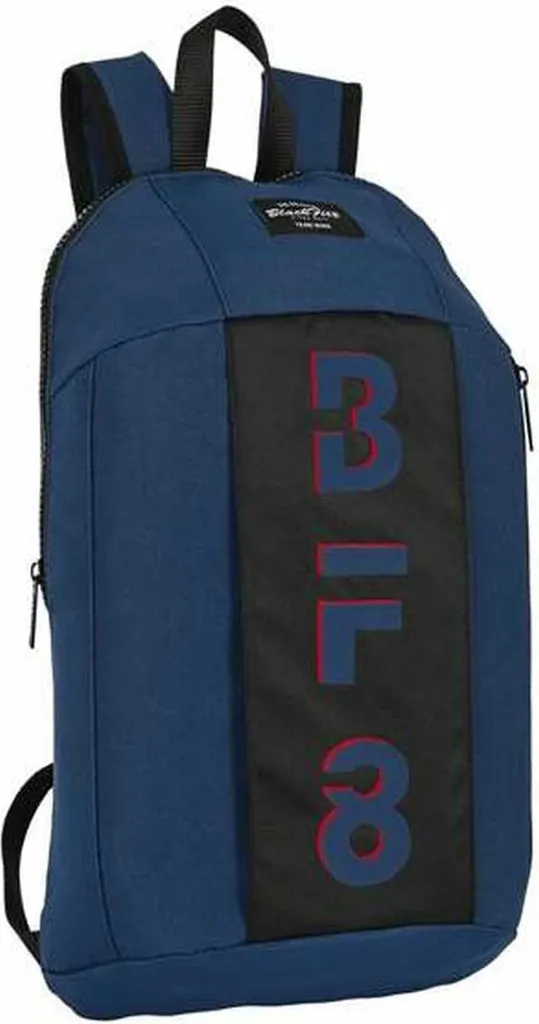 Zaino BlackFit8 Urban Mini Nero Blu Navy 22x39x10 cm - Acquisto Sicuro