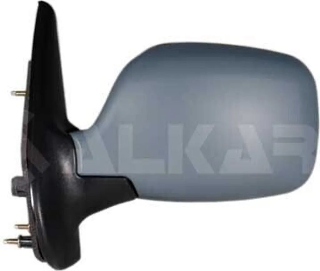 Rétroviseur gauche mécanique ALKAR coque noire brute pour Kangoo I
