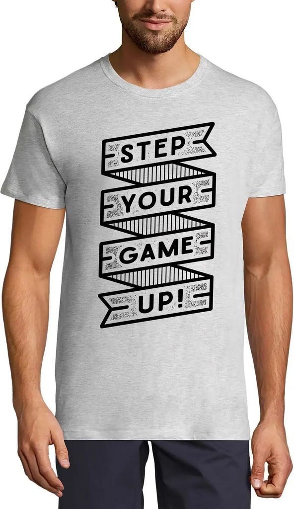 Herren Grafik T-Shirt Weiter zum nächsten Schritt – Go To Next Step – Öko-Verantwortlich Vintage Jahrgang Kurzarm Lustige Druck Geburtstag Ge...