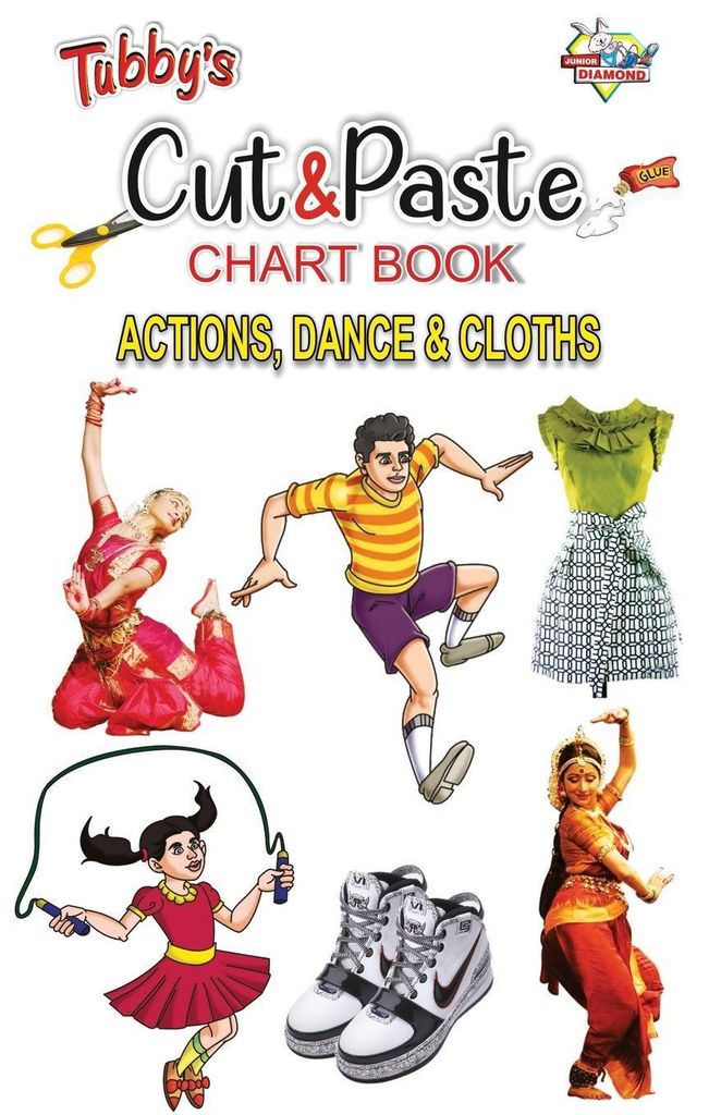 Tubbys Cut & Paste Chart Book Action, Dance & Cloths