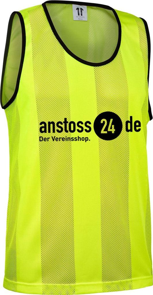 ELF Sports Leibchen mit Druck "anstoss24.de" Gelb XL Produktbild 