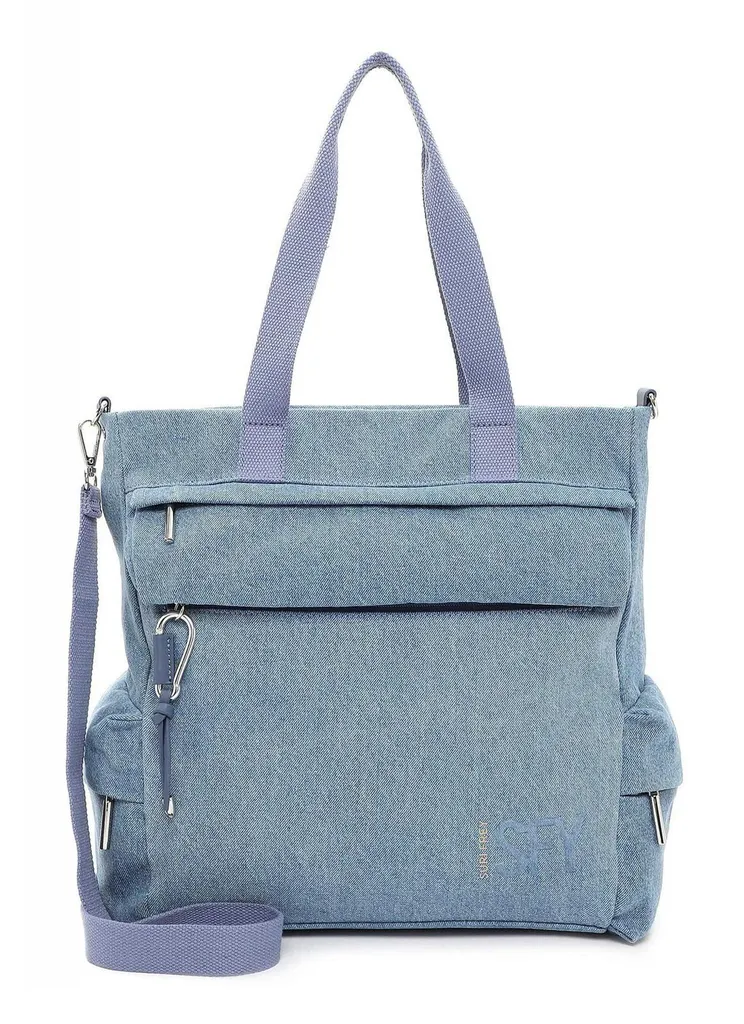 Sac à Épaule SURI FREY Foxy Shopper Bleu : Parfait pour le Bureau et Ville