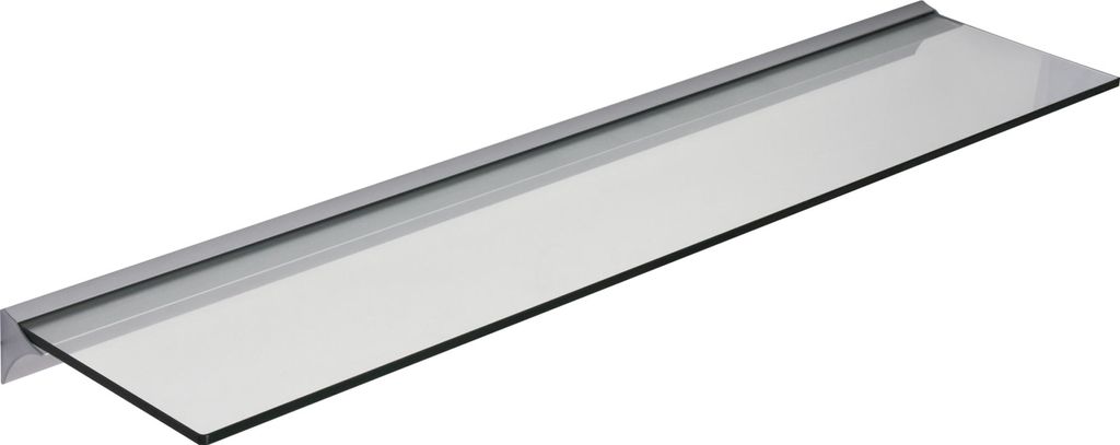 Glasregal 8mm eckig + Klemmleiste, Befestigungsclip Produktbild 