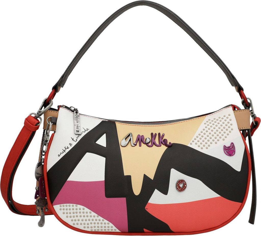 Anekke Schultertasche Umhängetasche Hollywood Fashion Shoulder Bag Multicolor mehrfarbig