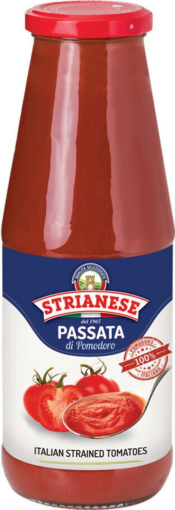 Passata aus 100 % Tomaten, ohne Salz, 680 g – Strianese Produktbild 