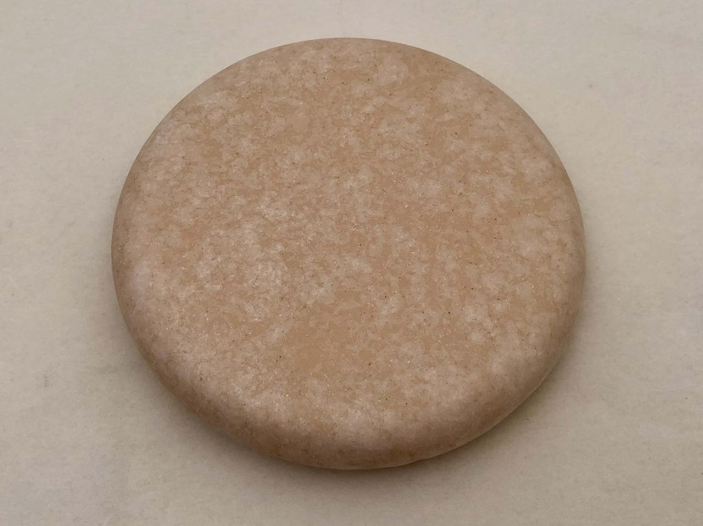 Reinigungskachel cabana beige Putzdeckel für Kachelofen rund 15