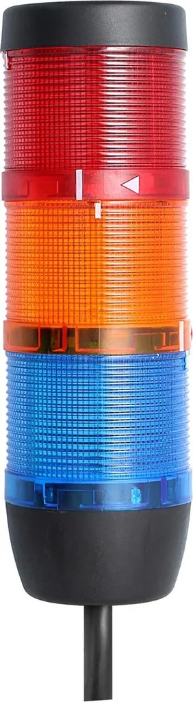 Colonna Luminosa LED 70mm STEX24 SS70-OB3/24 136 24V AC/DC Blu-Giallo-Rosso