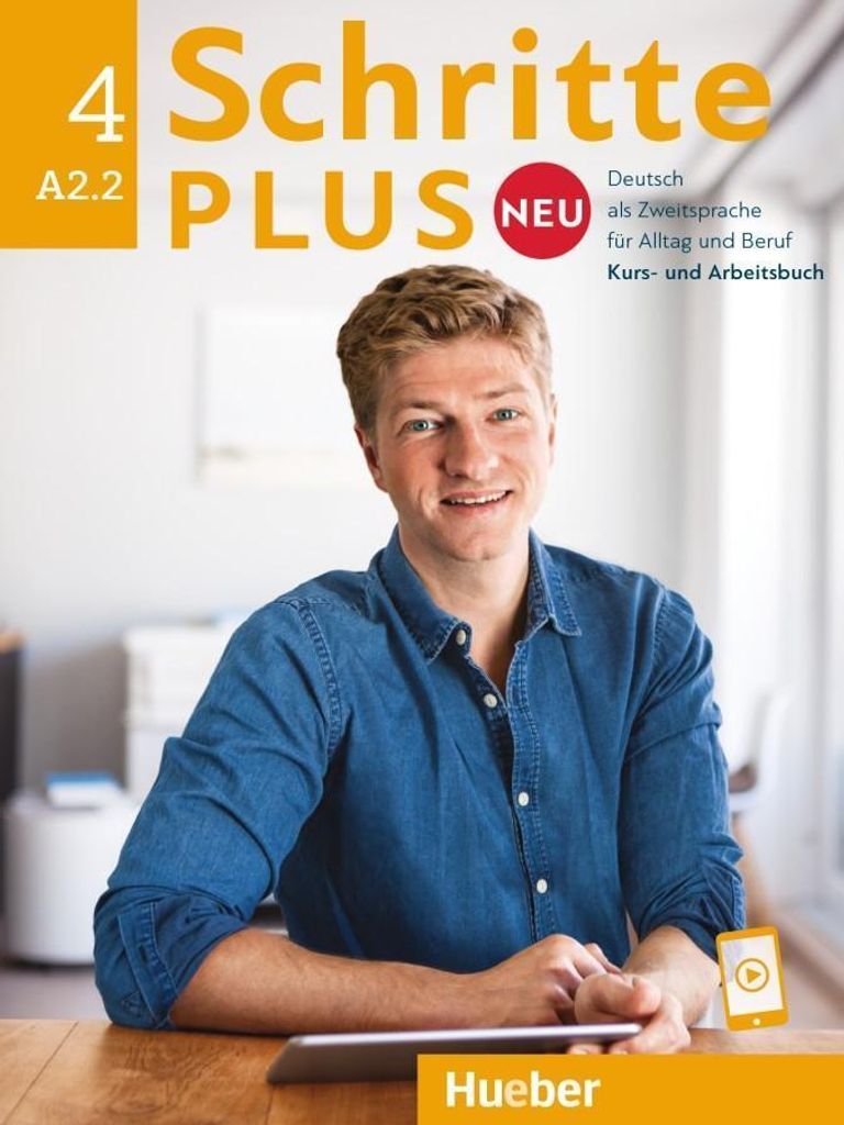 Schritte plus Neu 4 A2.2 Kursbuch und Arbeitsbuch mit Produktbild 