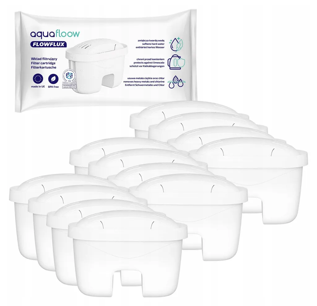 Filtres à eau pour carafe compatibles Brita Maxtra et Laica lot de 12 pcs