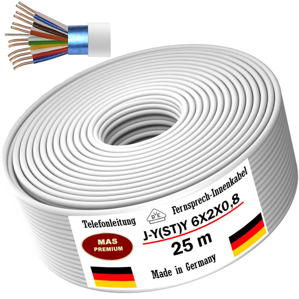 Cavo Telecomunicazioni J-Y(ST)Y 6x2x0,6 100m Grigio - LOGILINK - ICOC