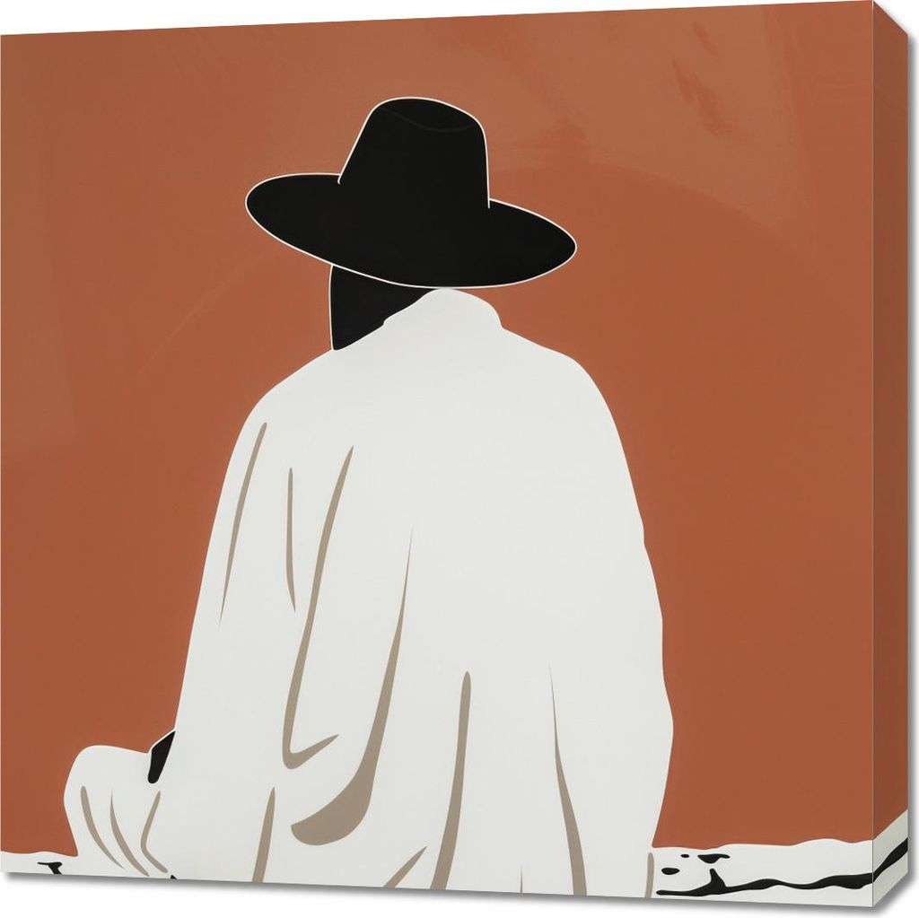 Bild 70x70cm Gedanken in der Ferne