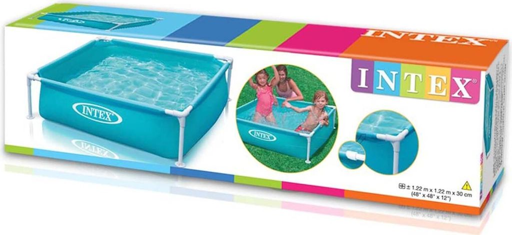 INTEX Schwimmbecken Mini Frame 122 x 122 x 30 cm 57173NP Produktbild 13