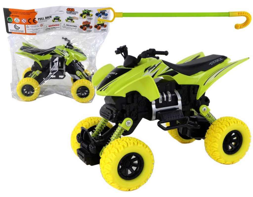 Lean Toys XC Quad Fahrzeug Friktionsantrieb Grün