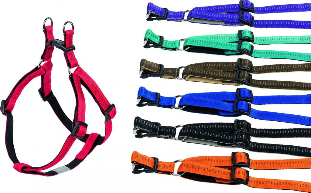 Nobby Geschirr "Soft Grip" Brust: 60-86 cm, B: 25 mm lila