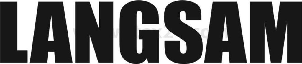 Georg Schlegel Bezeichnungsschild Bezeichnung in deutsch LANGSAM weiß - 1 Stück