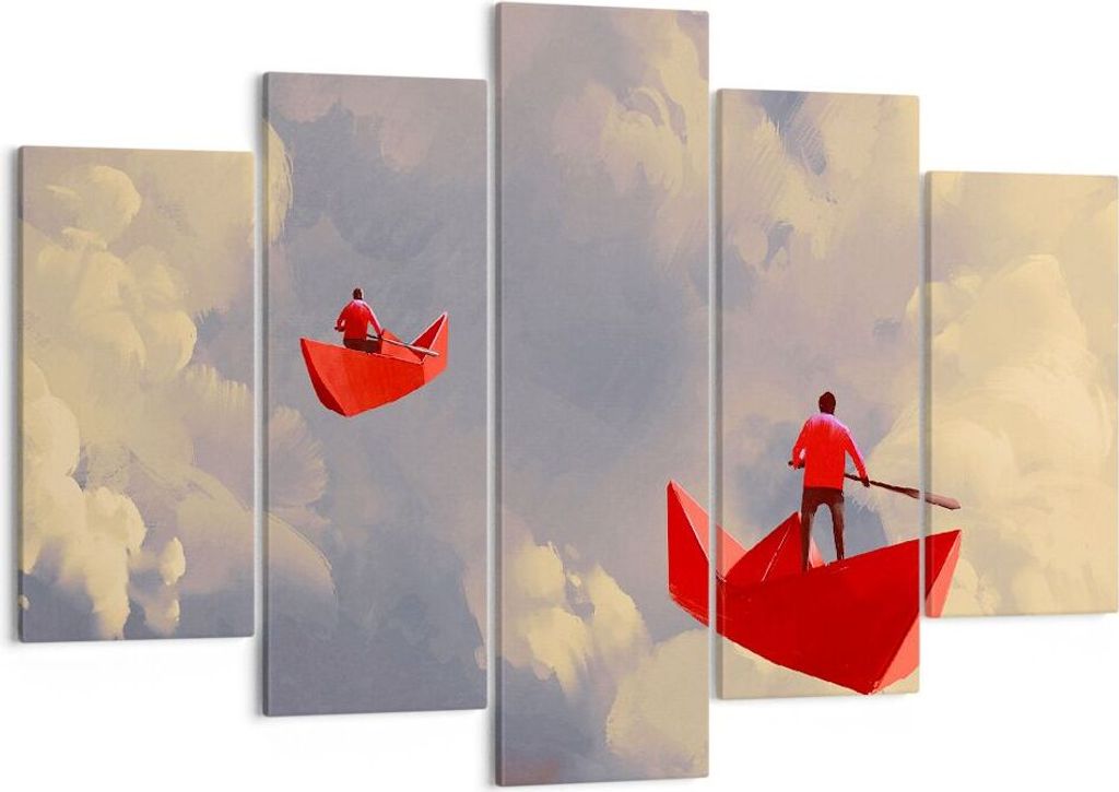 Bild auf Leinwand - Leinwandbild - Abstraktion modern - 150x100cm - Wand Bild - Wanddeko - Leinwanddruck - Bilder - Kunstdruck - Wanddekoration - L...