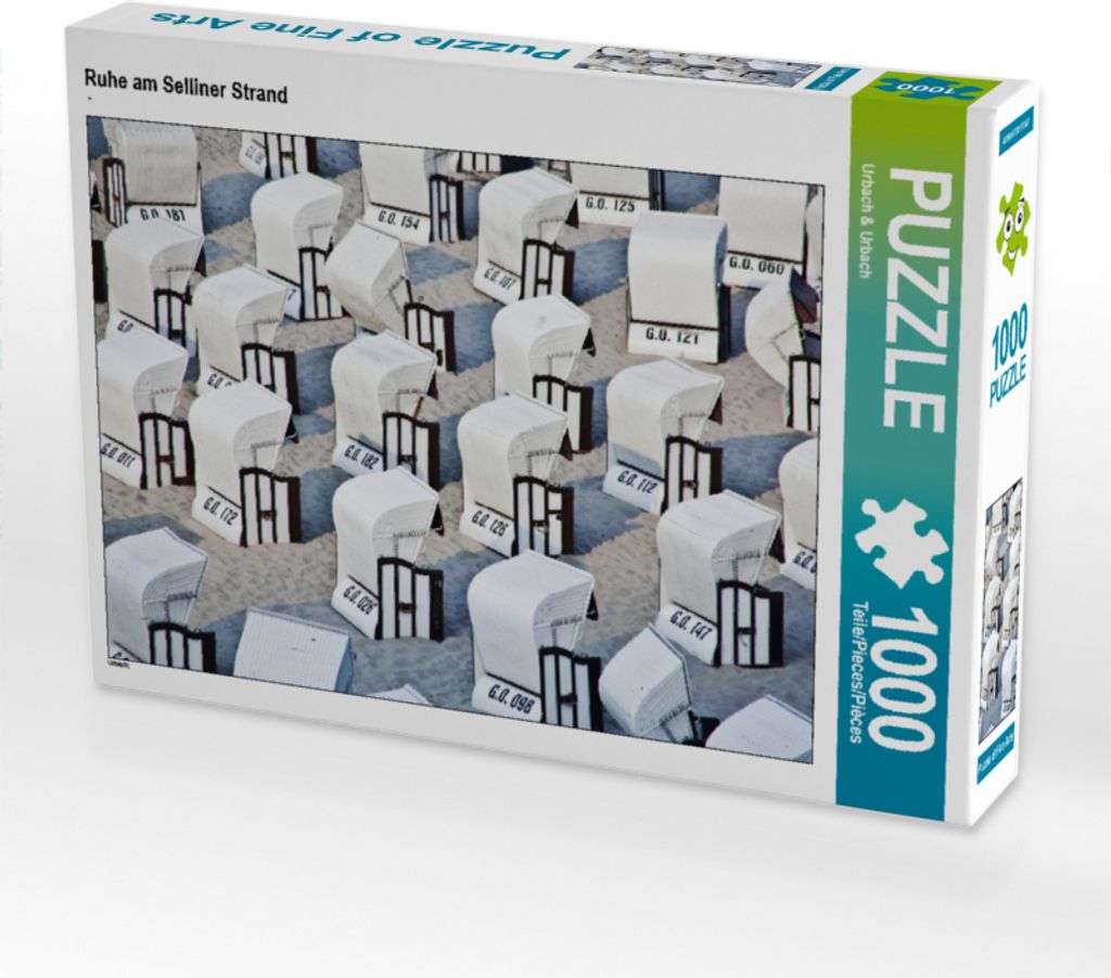 CALVENDO Puzzle Ruhe am Selliner Strand | 1000 Teile Lege-Größe 64x48cm Foto-Puzzle für glückliche Stunden