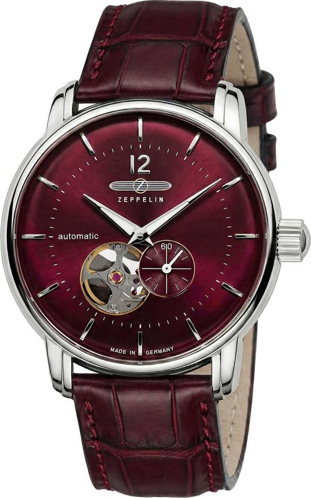 Zeppelin Uhr 81665 rot Produktbild 