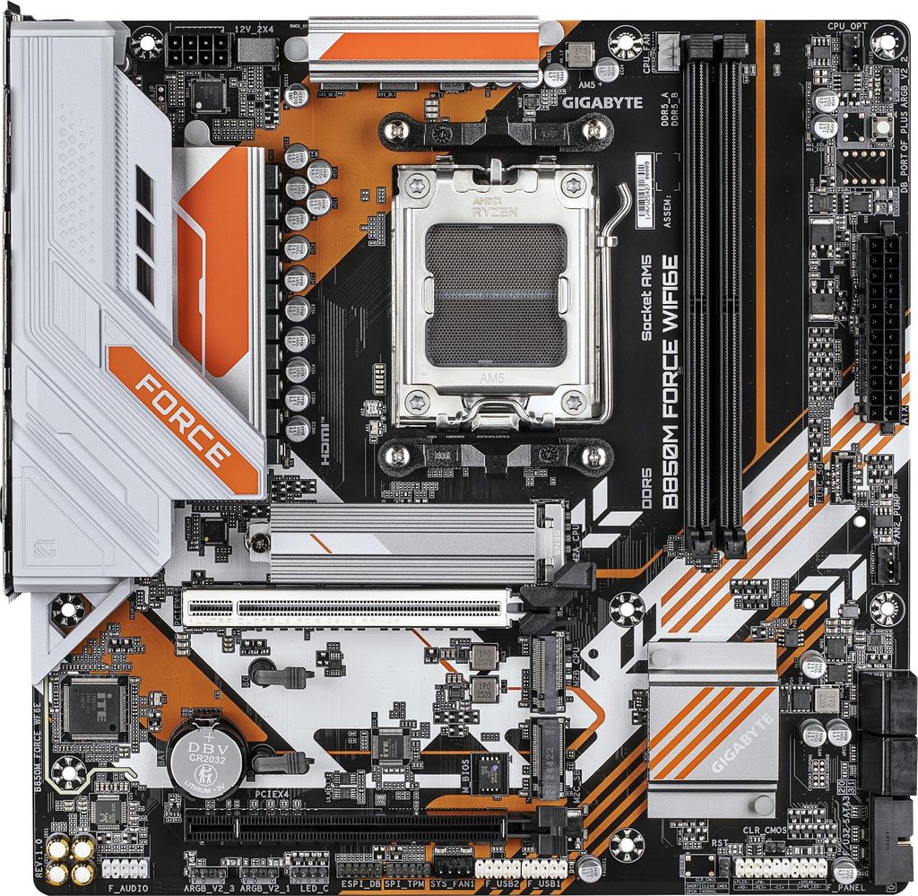 GIGABYTE B850M FORCE WIFI6E Mainboard – Unterstützt AMD Produktbild 