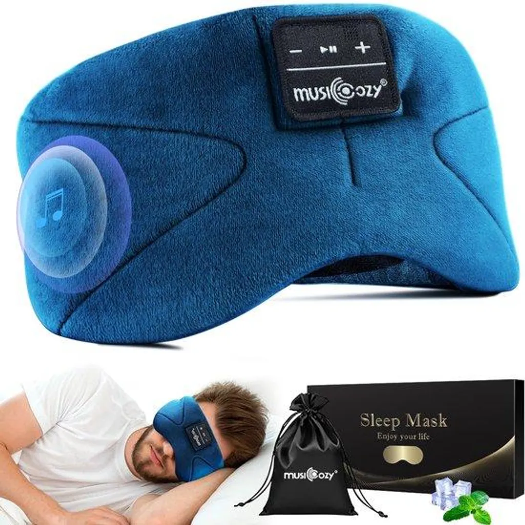 Casque pour dormir Bluetooth pour voyage et relaxation occultation 100%