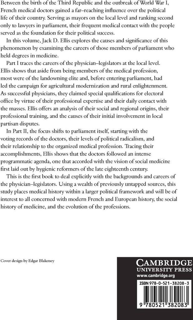 The Physician-Legislators of France