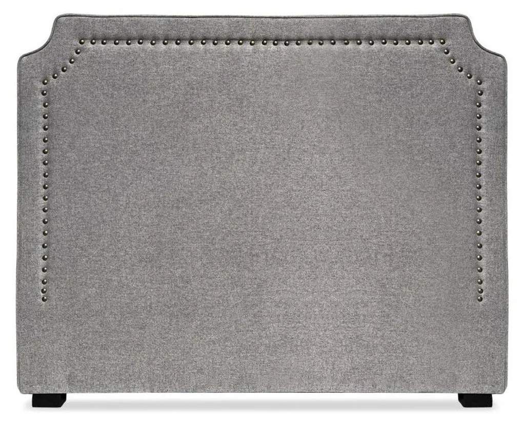 Tête de Lit 140cm Milana en Tissu Taupe pour Aménager une Chambre Cosy